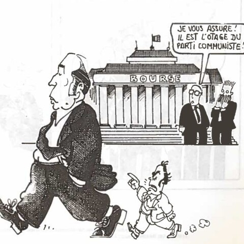Plantu-c'est le goulag (19) Mitterrand otage du PCF 1981